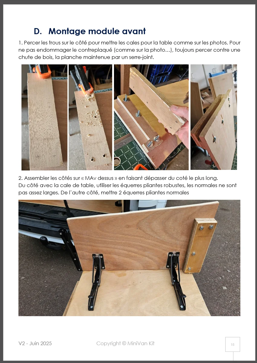 Des instructions pas à pas