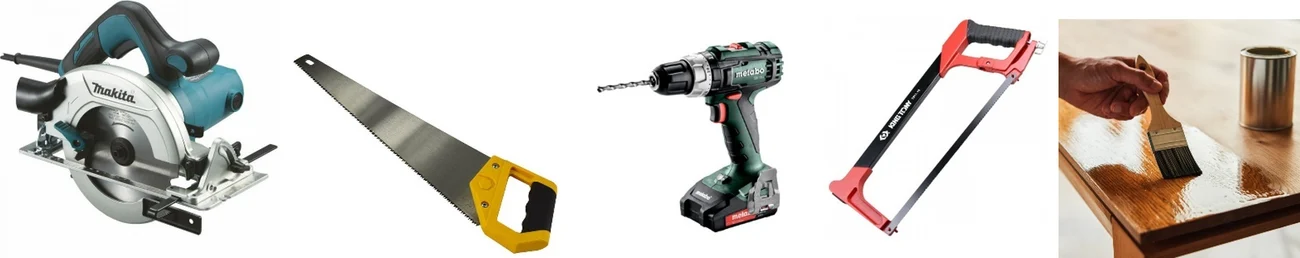 Le matériel nécessaire pour construire le kit